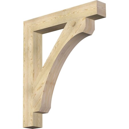 Ekena Millwork Legacy Block Rough Sawn Bracket, Douglas Fir, 6"W x 42"D x 48"H BKT06X42X48LEC05RDF